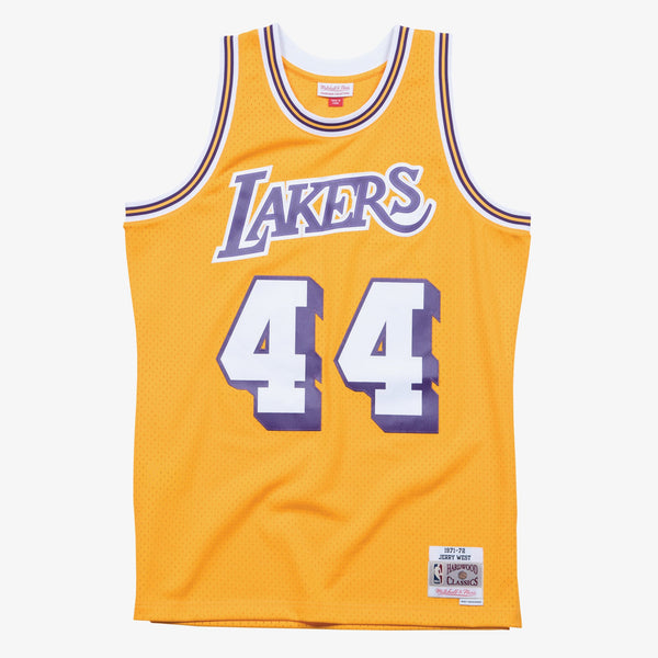 Los Angeles Lakers Mitchell & Ness Swingman Jersey Jerry West 1971-72