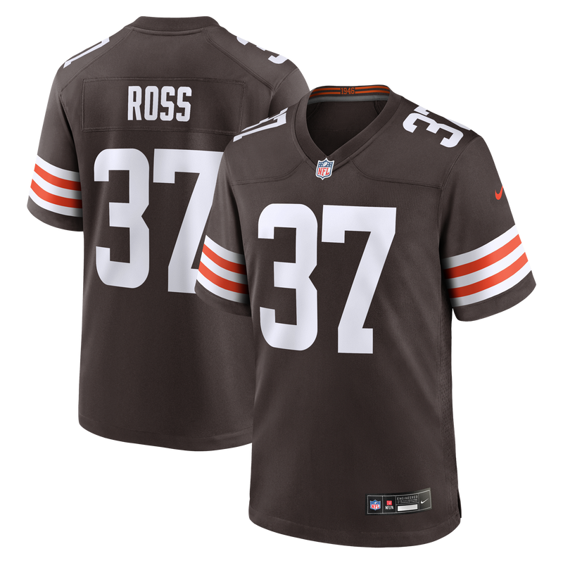 Cleveland Browns D'Angelo Ross Nike Brown Team Game Jersey