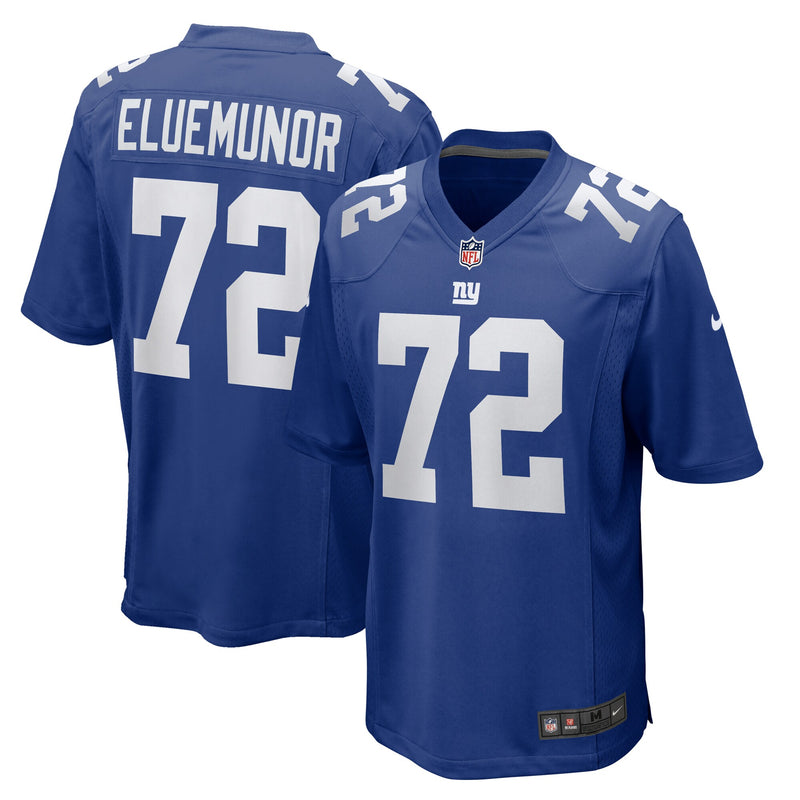 New York Giants Jermaine Eluemunor Royal jersey – view 1