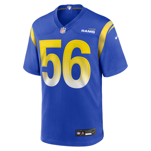 Los Angeles Rams London Fletcher Nike Royal Game Retired Player Jersey