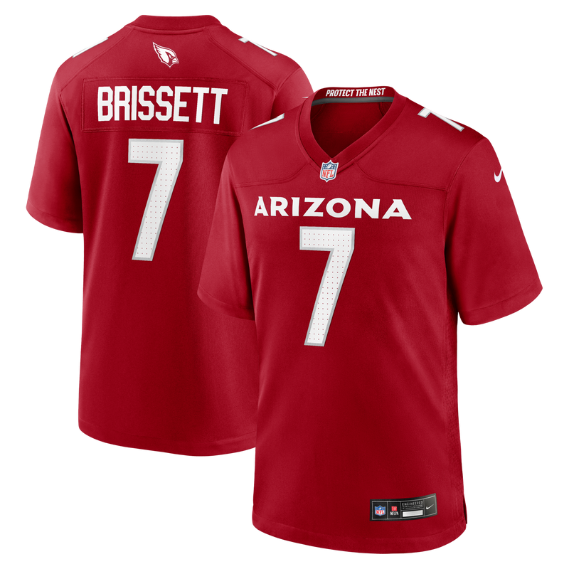Arizona Cardinals Jacoby Brissett Cardinal jersey – view 1