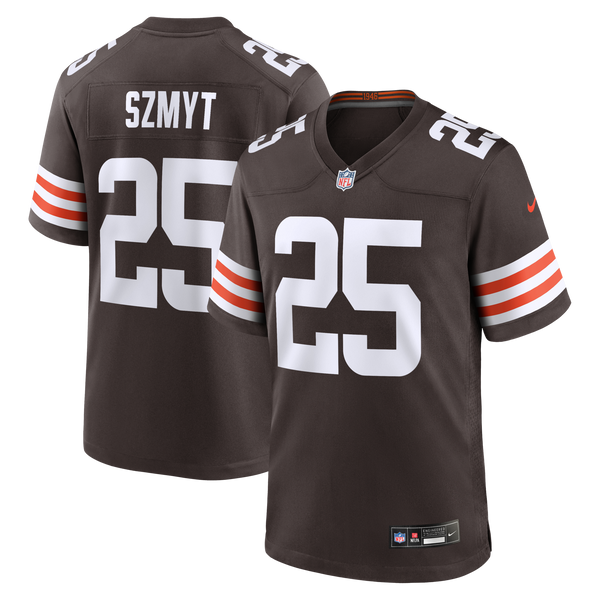 Cleveland Browns Andre Szmyt Nike Brown Team Game Jersey