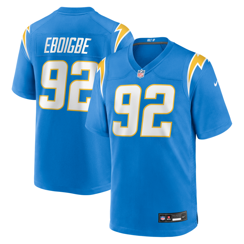 Los Angeles Chargers Justin Eboigbe jersey – view 1