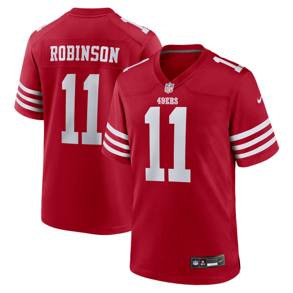 San Francisco 49ers Demarcus Robinson Nike Scarlet Team Game Jersey