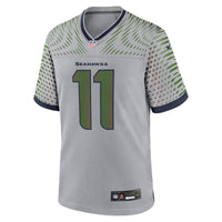 Seattle Seahawks Jaxon Smith-Njigba Gray jersey – view 3