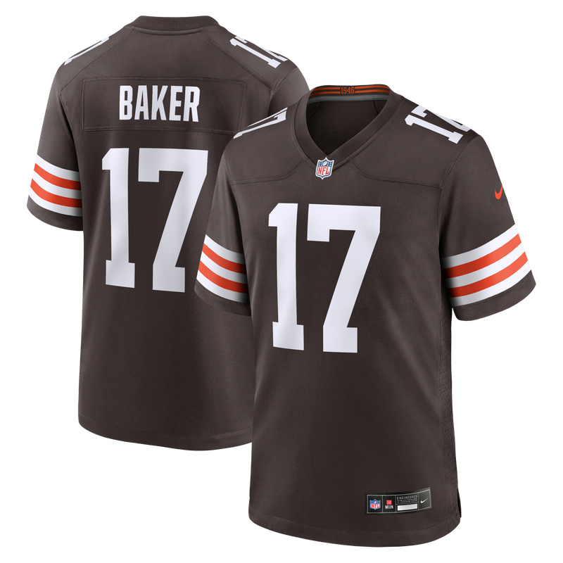 Cleveland Browns Jerome Baker Brown jersey – view 1