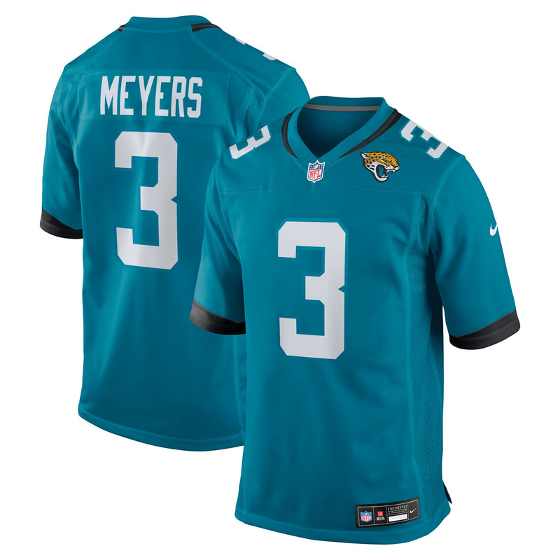 Jacksonville Jaguars Jakobi Meyers Teal jersey – view 1