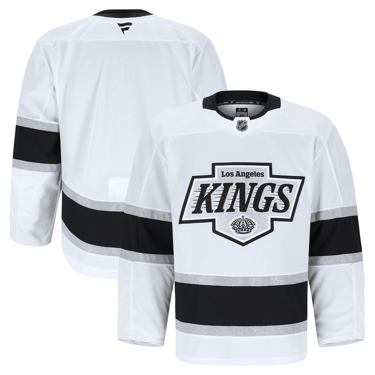 Los Angeles Kings Fanatics White Away Authentic Pro Jersey
