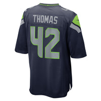 Seattle Seahawks Drake Thomas Navy jersey – view 4
