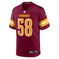 Washington Commanders Burgundy jersey – view 3