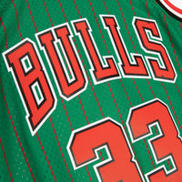 Chicago Bulls Mitchell & Ness Scottie Pippen 1995 Reload Swingman Authentic Jersey - Green