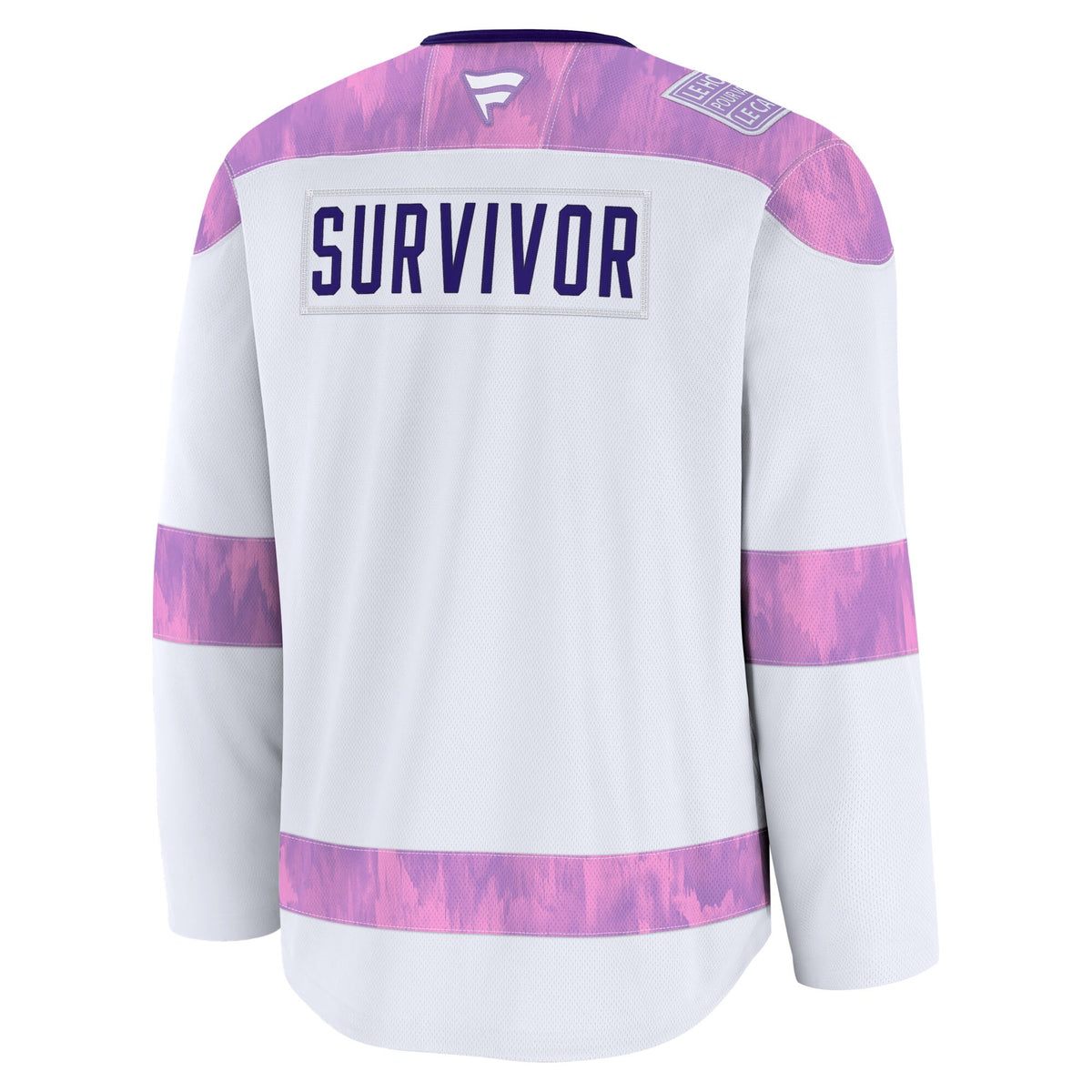 Edmonton Oilers Fanatics White Hockey Fights Cancer Survivor Practice Jersey