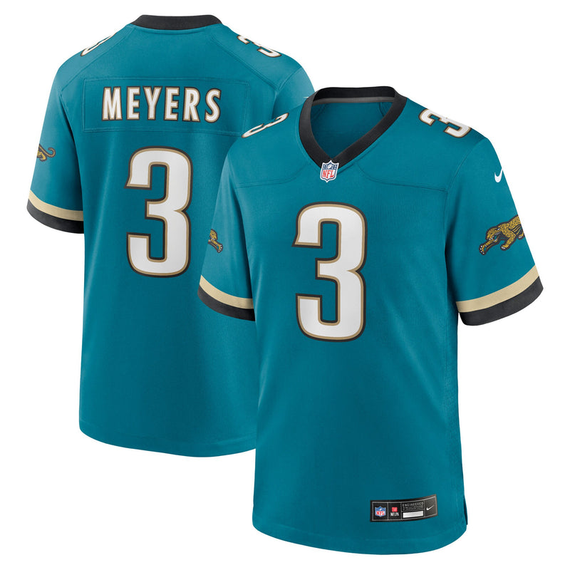 Jacksonville Jaguars Jakobi Meyers Teal jersey – view 1