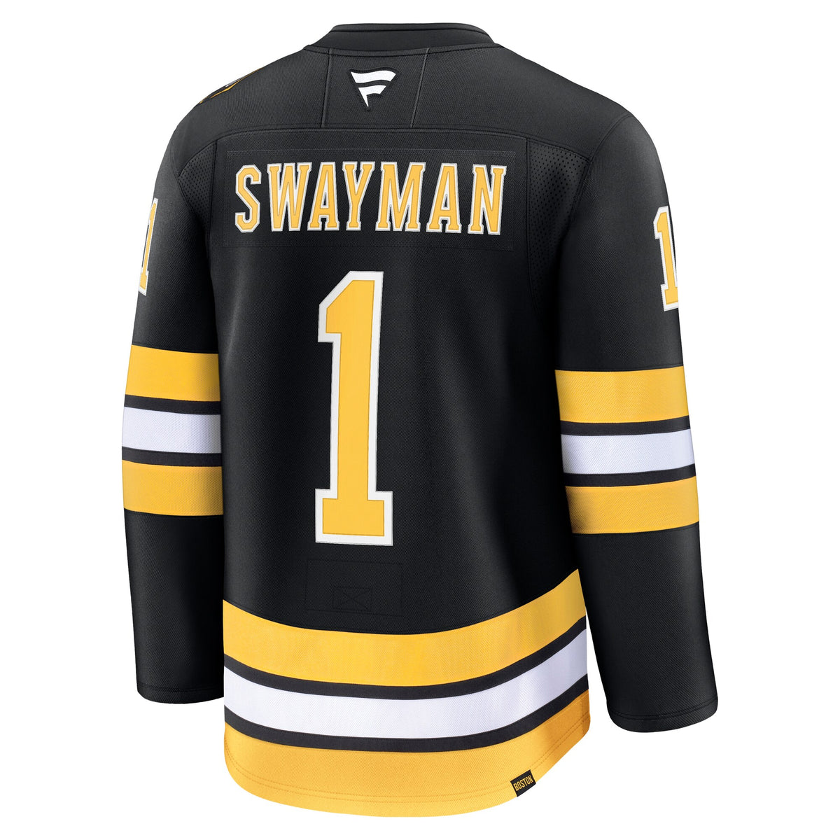 Boston Bruins Jeremy Swayman Fanatics Black Home Premium Jersey