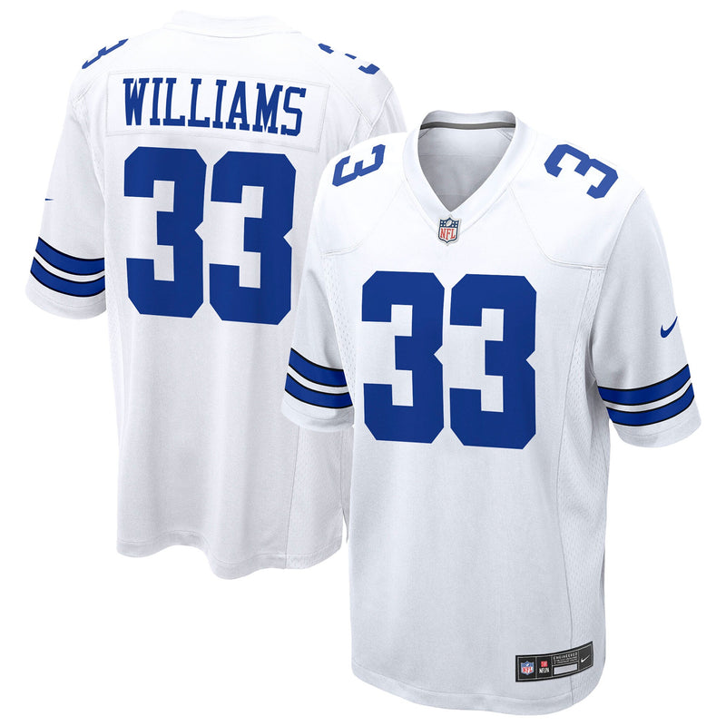 Dallas Cowboys Javonte Williams White jersey – view 1