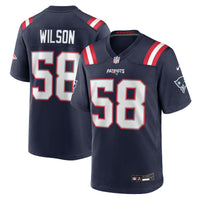 New England Patriots Jared Wilson Navy jersey – view 1
