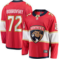 Florida Panthers Sergei Bobrovsky Fanatics Red Breakaway Player Jersey