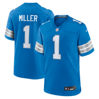 Detroit Lions Blake Miller Blue jersey – view 1