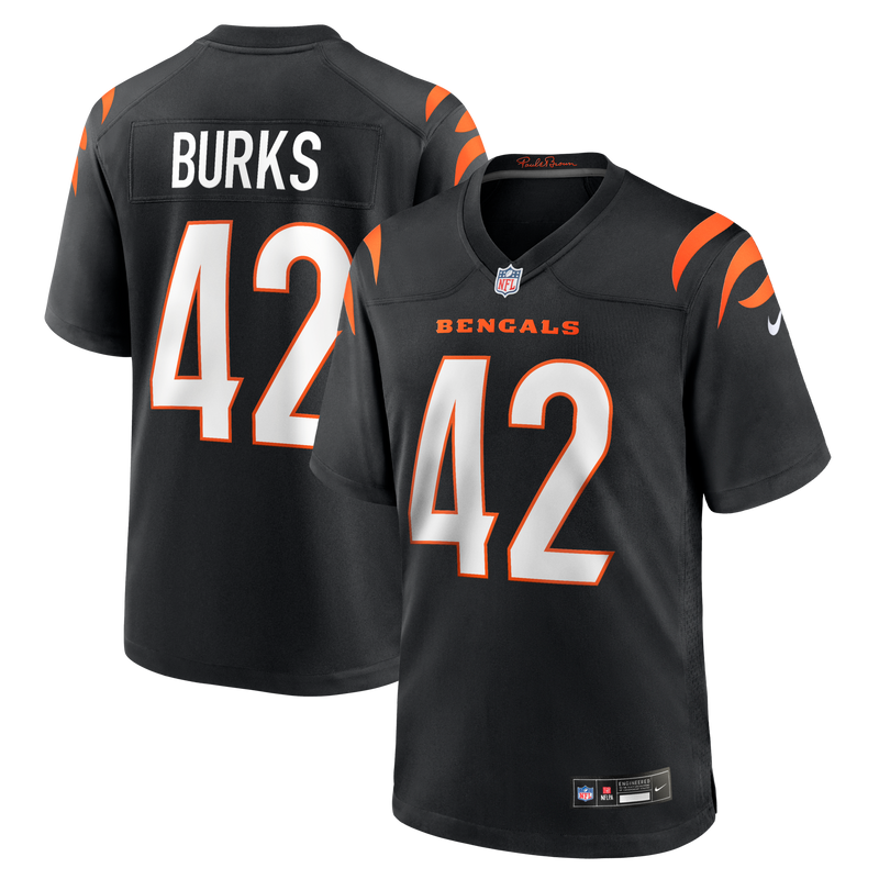 Cincinnati Bengals Oren Burks Black jersey – view 1