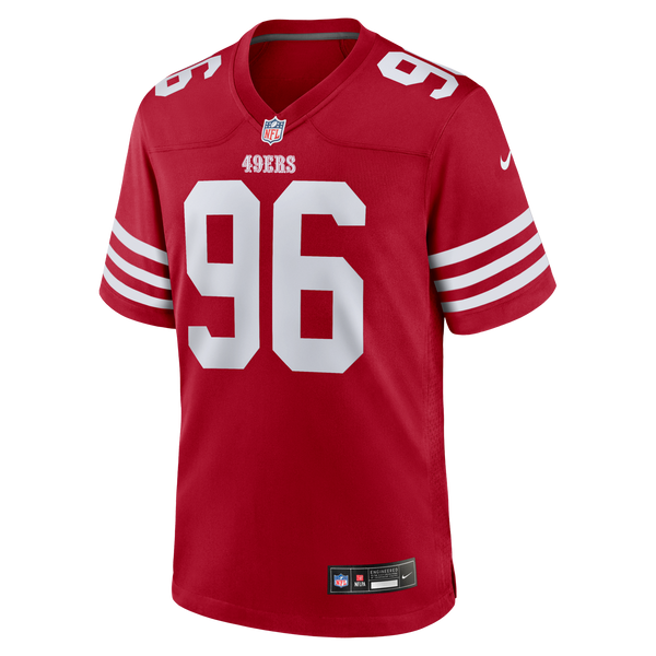 San Francisco 49ers Jordan Jefferson Nike Scarlet Team Game Jersey