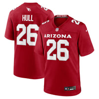 Arizona Cardinals Evan Hull Nike Cardinal Team Game Jersey