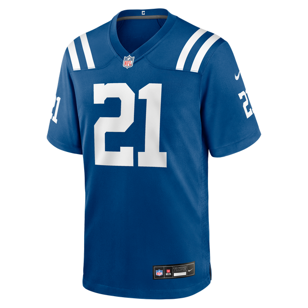 Indianapolis Colts DJ Giddens Nike Royal Team Game Jersey
