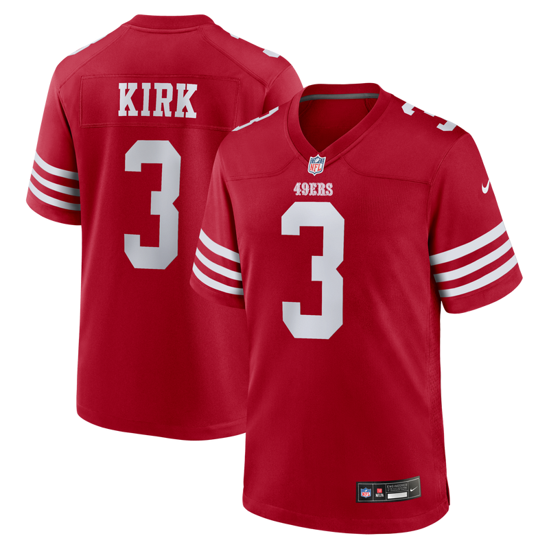 San Francisco 49ers Christian Kirk Scarlet jersey – view 1