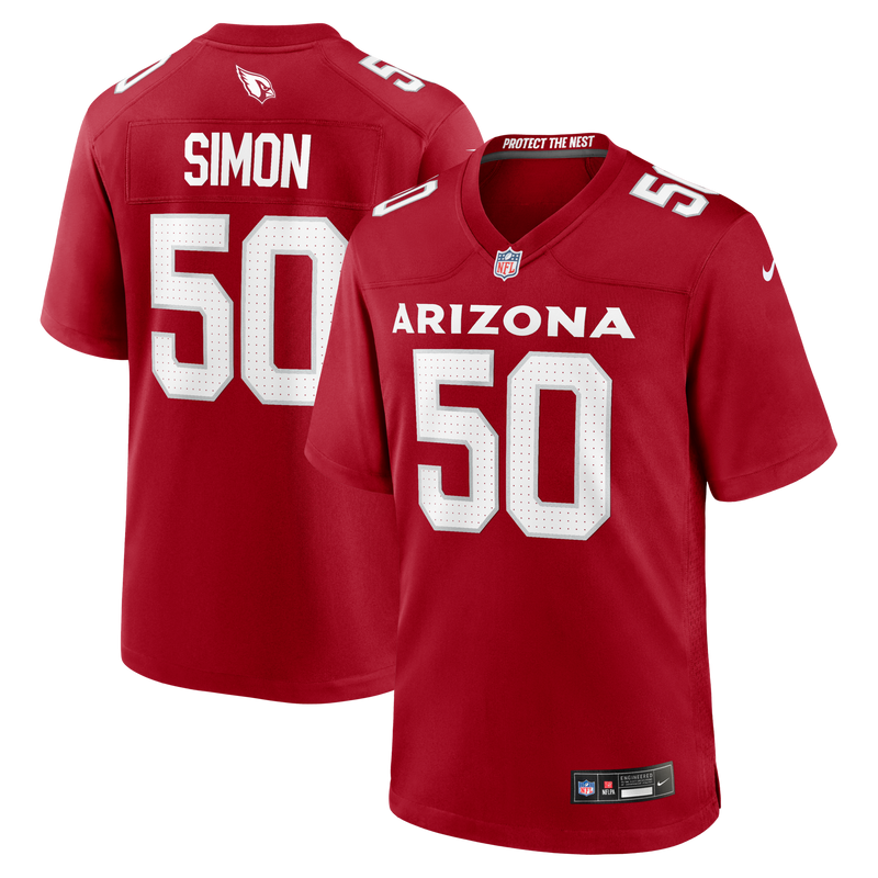 Arizona Cardinals Cody Simon Cardinal jersey – view 1