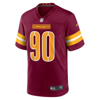 Washington Commanders Javontae Jean-Baptiste Burgundy jersey – view 3