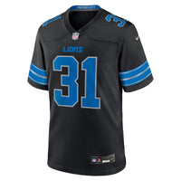 Detroit Lions Kerby Joseph Black jersey – view 3