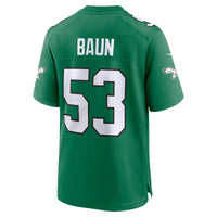 Philadelphia Eagles Zack Baun Kelly Green jersey – view 4