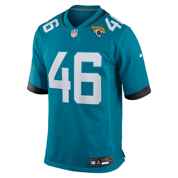 Jacksonville Jaguars Ross Matiscik Nike Teal Game Jersey