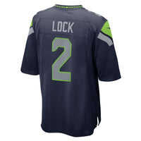 Seattle Seahawks Drew Lock Navy jersey – view 4