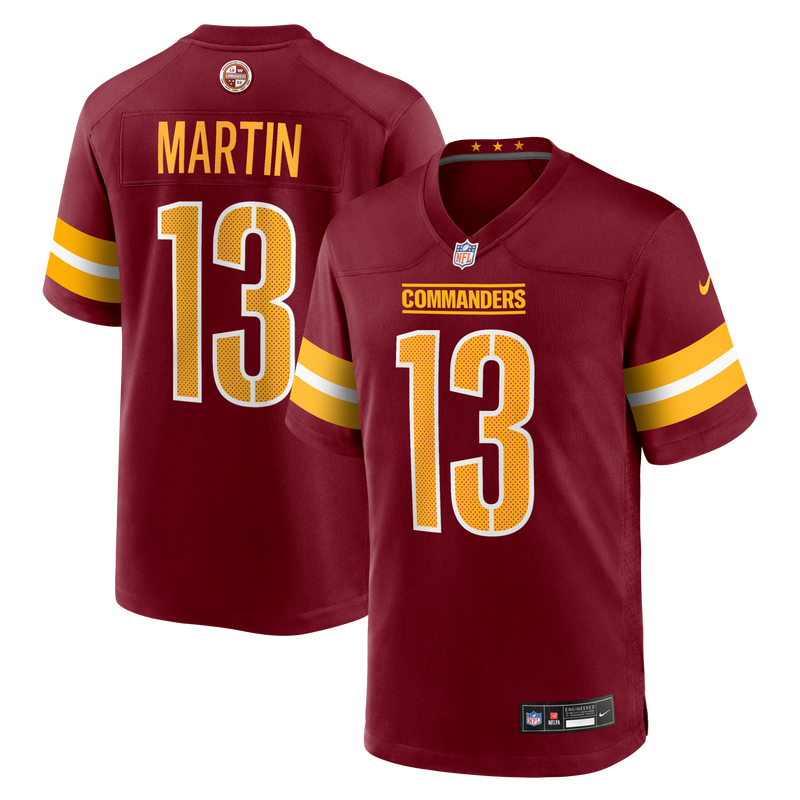 Washington Commanders Tay Martin Burgundy jersey – view 1