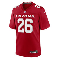 Arizona Cardinals Evan Hull Nike Cardinal Team Game Jersey