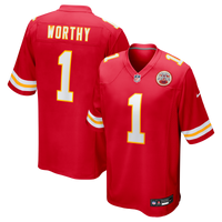 Kansas City Chiefs Xavier Worthy Red jersey – view 1