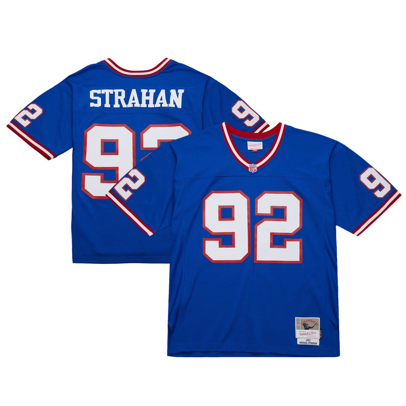 New York Giants Michael Strahan Royal jersey – view 1