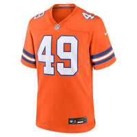 Denver Broncos Dennis Smith Orange jersey – view 3
