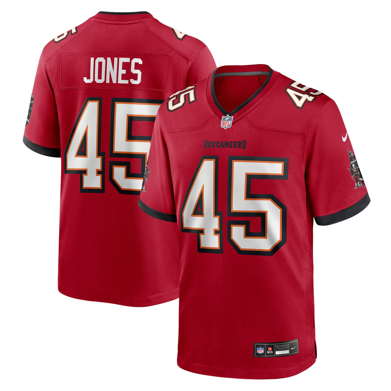 Tampa Bay Buccaneers Deion Jones Red jersey – view 1
