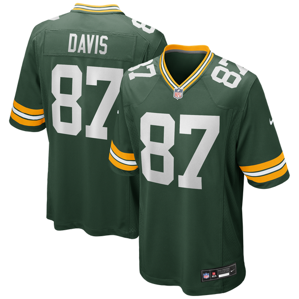 Green Bay Packers Willie Davis Nike Green Game Retired Player Jersey