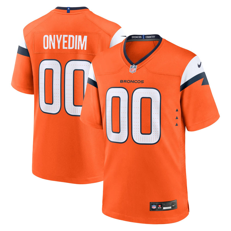 Denver Broncos Tyler Onyedim Orange jersey – view 1