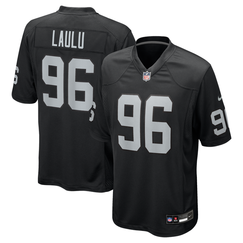 Las Vegas Raiders Jonah Laulu Black jersey – view 1