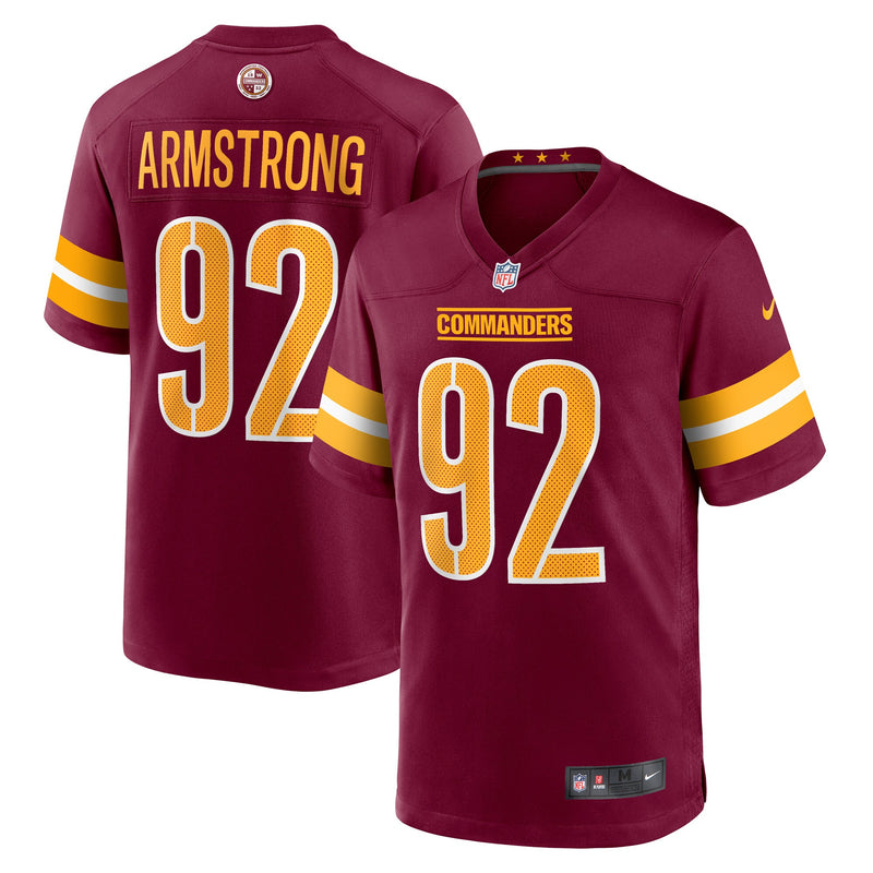 Washington Commanders Dorance Armstrong Burgundy jersey – view 1