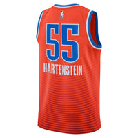 Oklahoma City Thunder Jordan Brand Statement Edition Swingman Jersey - Orange - Isaiah Hartenstein -