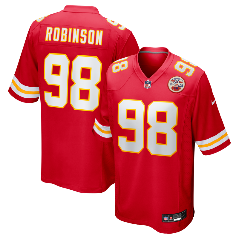 Kansas City Chiefs Janarius Robinson Red jersey – view 1