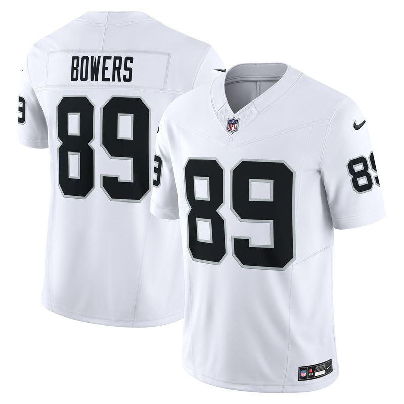 Las Vegas Raiders Brock Bowers White jersey – view 1