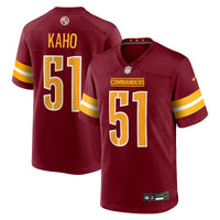 Washington Commanders Ale Kaho Burgundy jersey – view 1