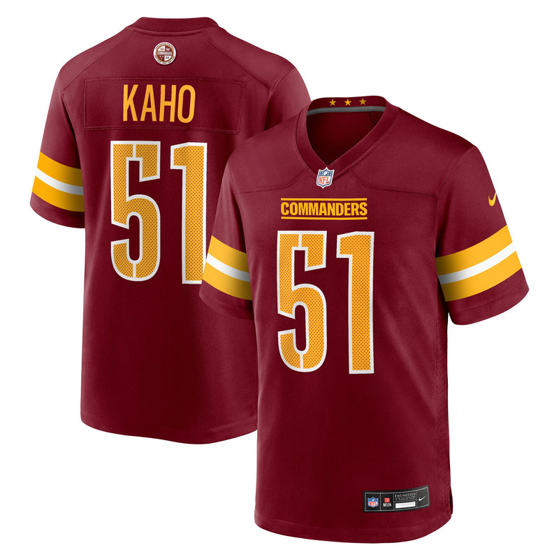 Washington Commanders Ale Kaho Burgundy jersey – view 1