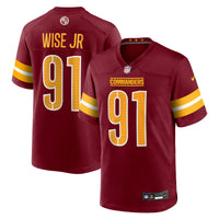 Washington Commanders Deatrich Wise Jr. Burgundy jersey – view 2