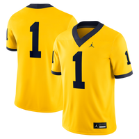 Michigan Wolverines Jordan Brand Alternate Game Football Jersey - Maize